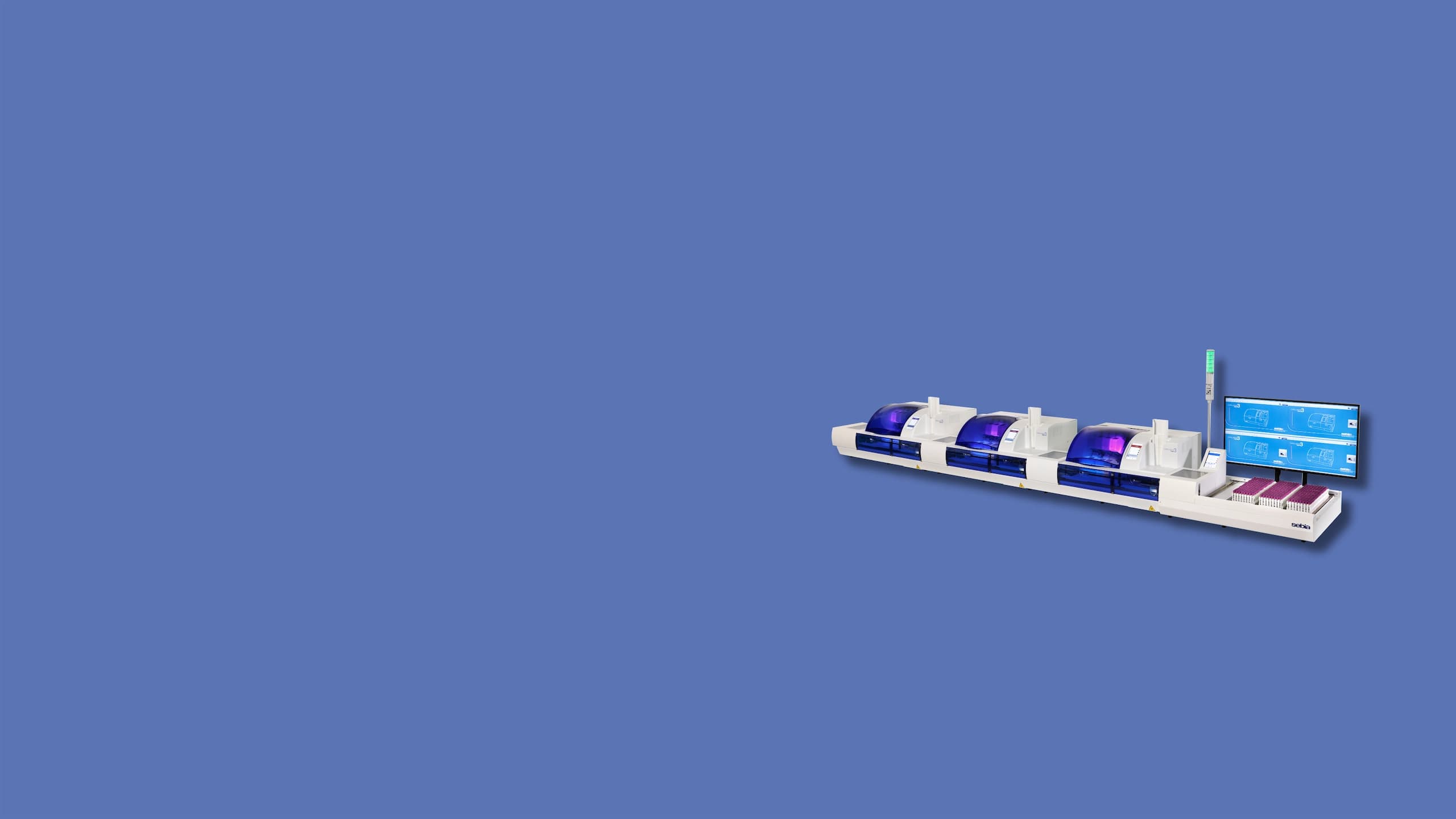 CAPILLARYS 3 TERA MC in MC3 configuration with a monitor and beacon